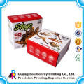 Art paper laminated triangle box packaging with insert